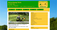 Desktop Screenshot of naturcamping-perlin.de