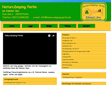 Tablet Screenshot of naturcamping-perlin.de